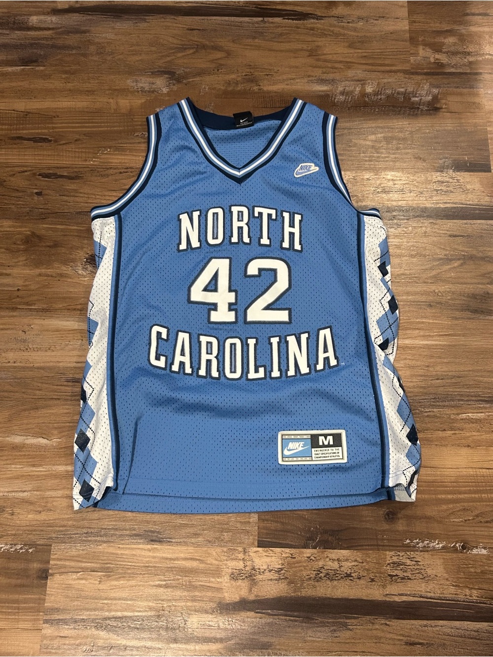 Vintage Nike Jerry Stackhouse UNC Jersey Medium - Picture 1 of 4
